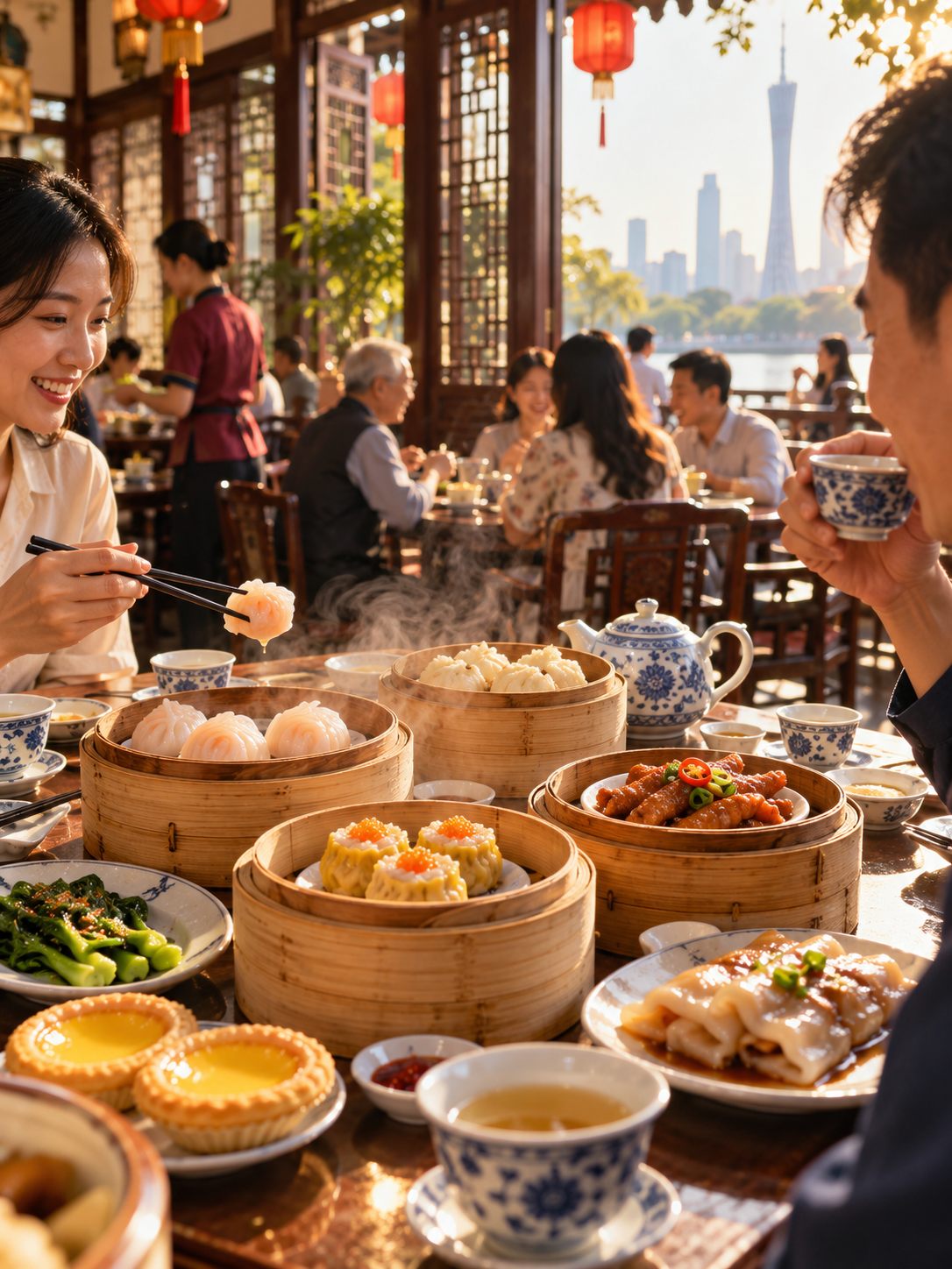 Eat dim sum, ride the river and read Lingnan city life