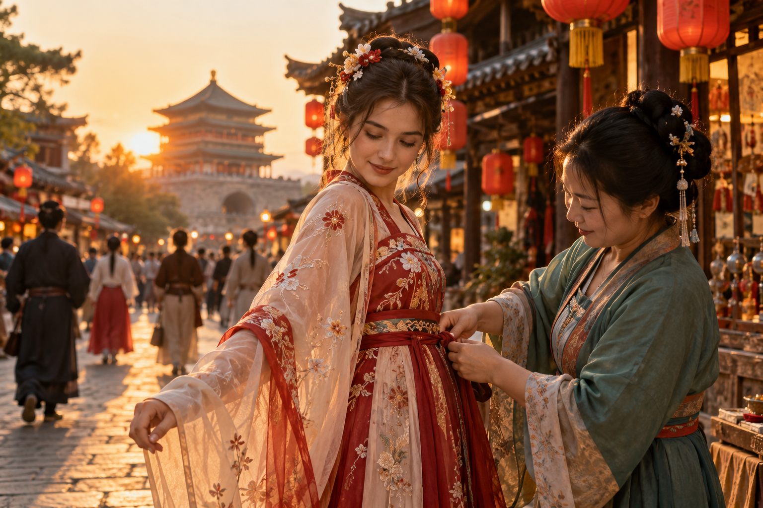 Dress up for a different version of China