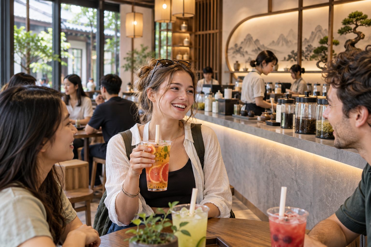 Order the drink everyone is holding