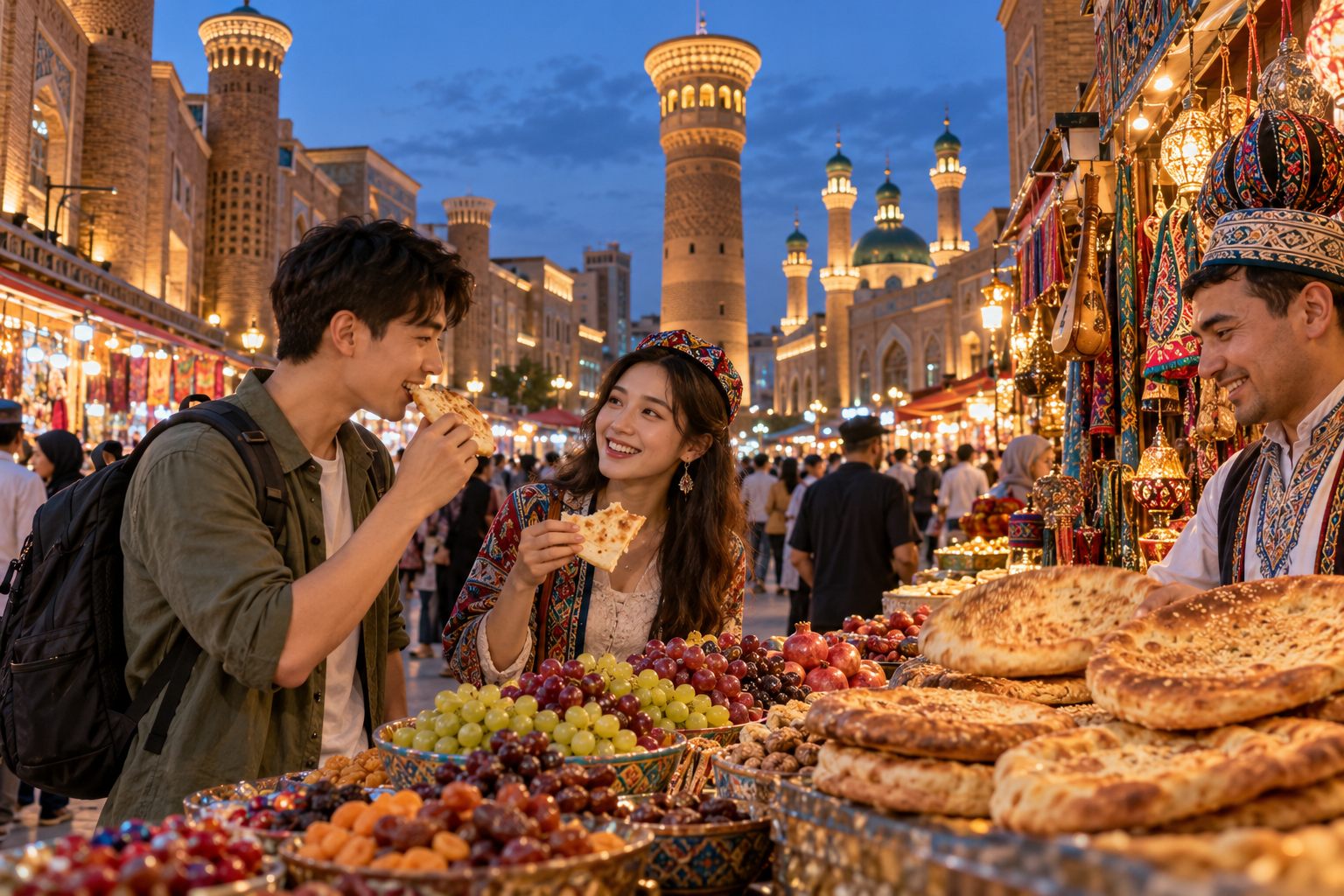 Taste Xinjiang through bazaars, naan and mountain air
